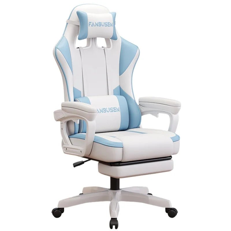 Gaming Chair for PC Desk Ergonomic Office Chair for Gamers Adjustable Height Racing Style Computer Chair for Dorm Room Modern - PC VAULT