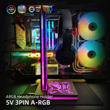 ARGB Headphone Holder PC Lighting RGB Headset Bracket DIY LOGO Earphone Stand 5V3PIN Strip AURA SNC ROG Metal Customization MOD - PC VAULT