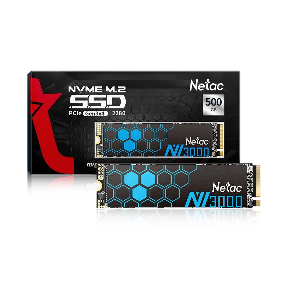 Netac 3500MB/s M2 SSD 250gb 500gb 1tb 2tb NMVE SSD M.2 2280 PCIe3.0x4 Internal Solid State Drives for Desktop Notebook - PC VAULT