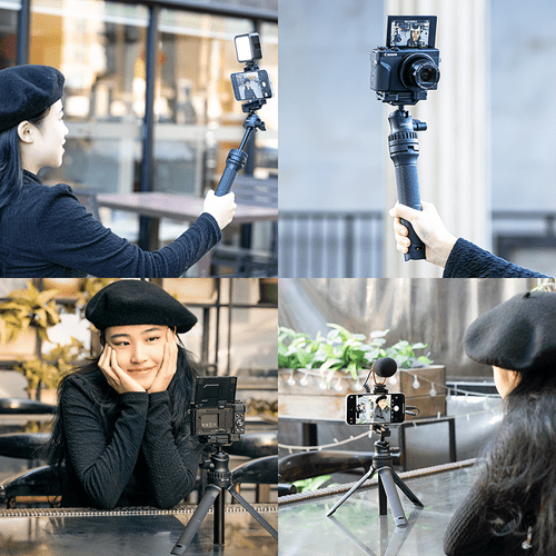 2-in-1 Multifunctional Phone Clip Extendable Tripod - PC VAULT