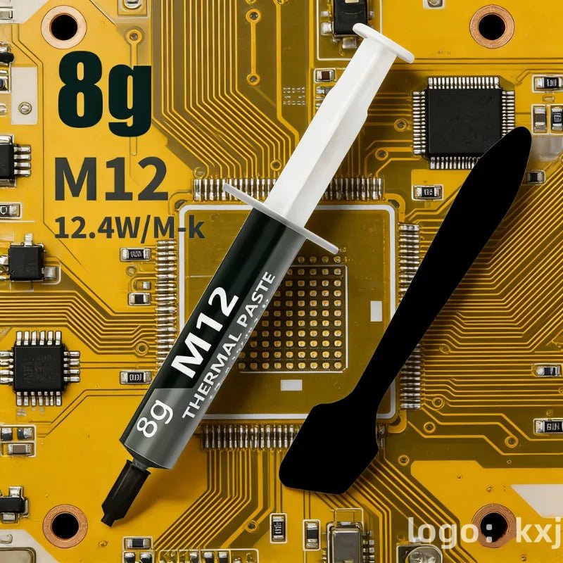 Thermal Paste Thermal Conductive Grease Paste 12.4 W/MK 1/4/8/15/30g For Game PC PS5 CPU GPU Cooling - PC VAULT