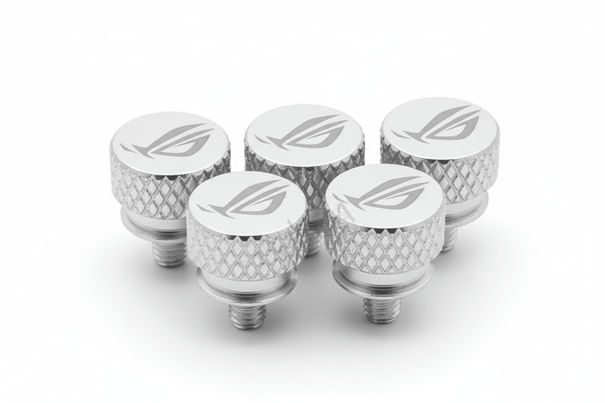 ROG Logo M3.5 Case Screw Hand Tighten Thumb Screws 9 Colors, 5Pcs - PC VAULT