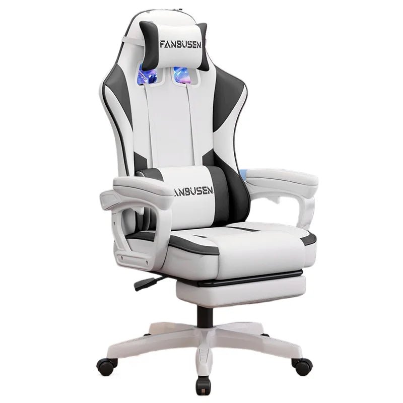 Gaming Chair for PC Desk Ergonomic Office Chair for Gamers Adjustable Height Racing Style Computer Chair for Dorm Room Modern - PC VAULT