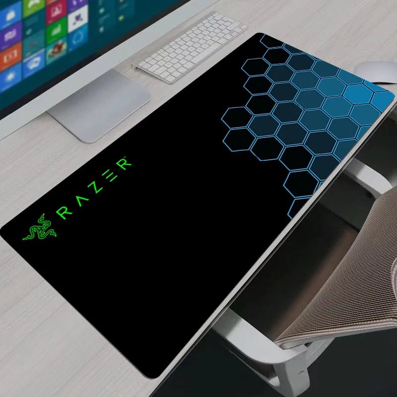 Razer Hexagon Mouse Pad Anime Gaming Accessories XXL Carpet Gamer PC Computer Keyboard Desk Mat Mausepad Office Gifts Mouse Pads - PC VAULT