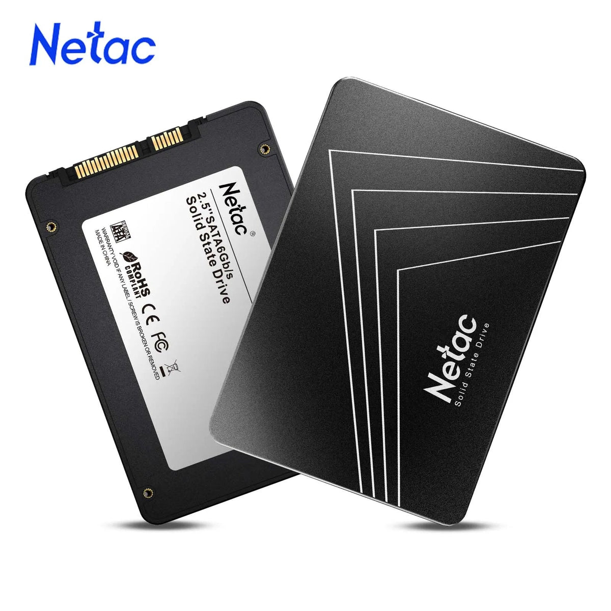 Netac SATA SSD Hard Drive 128GB 256GB 512GB 1TB 2TB SATA3 2.5Inch Disks Laptop Internal Hard Drive HDD Hard Disk for PC Laptop - PC VAULT