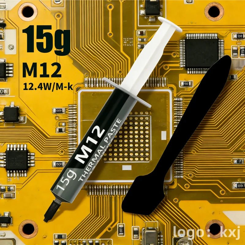 Thermal Paste Thermal Conductive Grease Paste 12.4 W/MK 1/4/8/15/30g For Game PC PS5 CPU GPU Cooling - PC VAULT