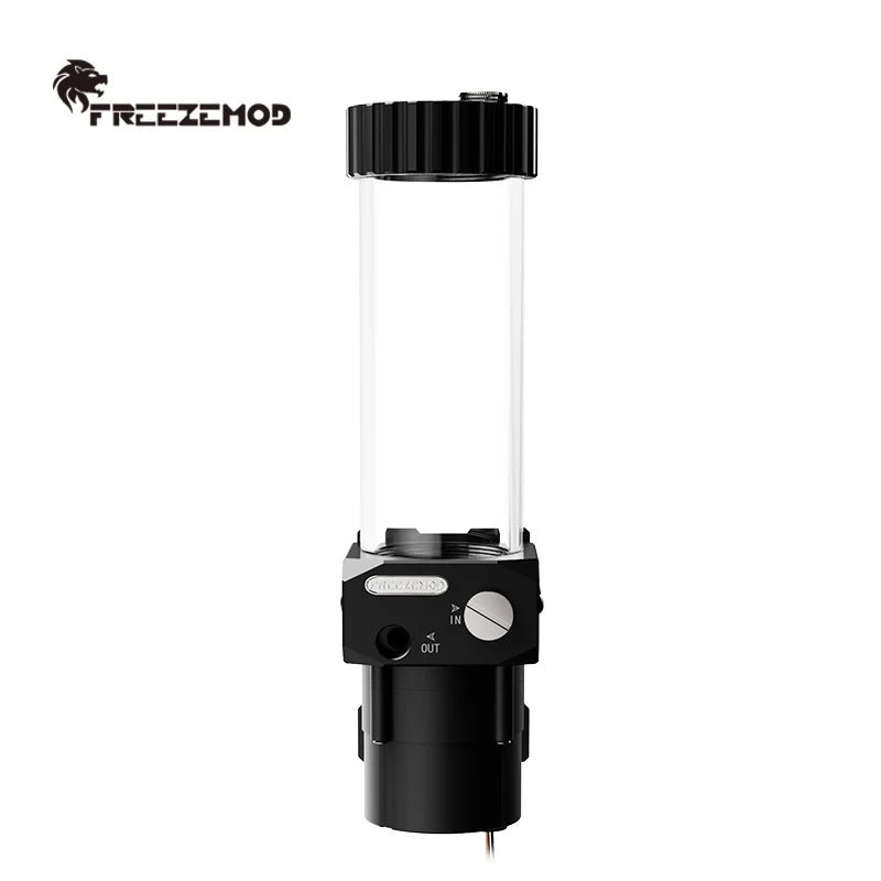 FREEZEMOD PUB-SR1000 Integrated Water Cooling Pump Reservoir 11m Lift 1400L/H Flow Rate 12-24V DC for PC Liquid Cooling System - PC VAULT