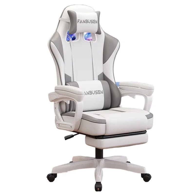 Gaming Chair for PC Desk Ergonomic Office Chair for Gamers Adjustable Height Racing Style Computer Chair for Dorm Room Modern - PC VAULT