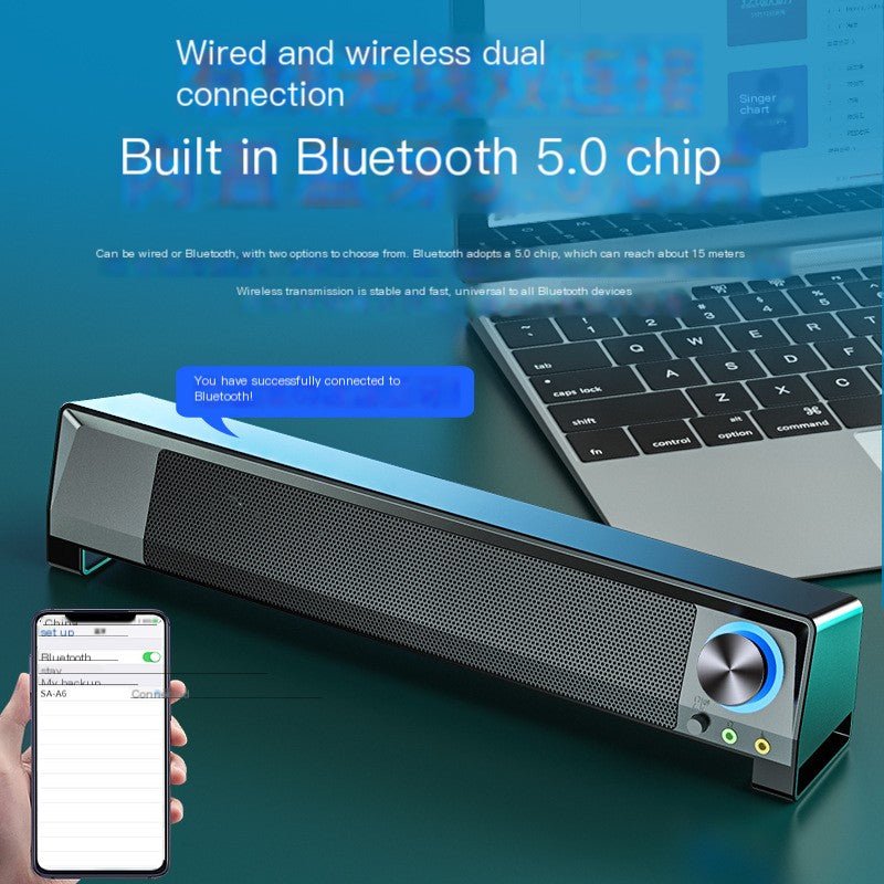 SADA Desktop Speakers with Microphone and Subwoofer - PC VAULT
