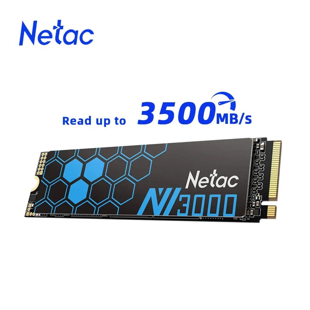 Netac 3500MB/s M2 SSD 250gb 500gb 1tb 2tb NMVE SSD M.2 2280 PCIe3.0x4 Internal Solid State Drives for Desktop Notebook - PC VAULT
