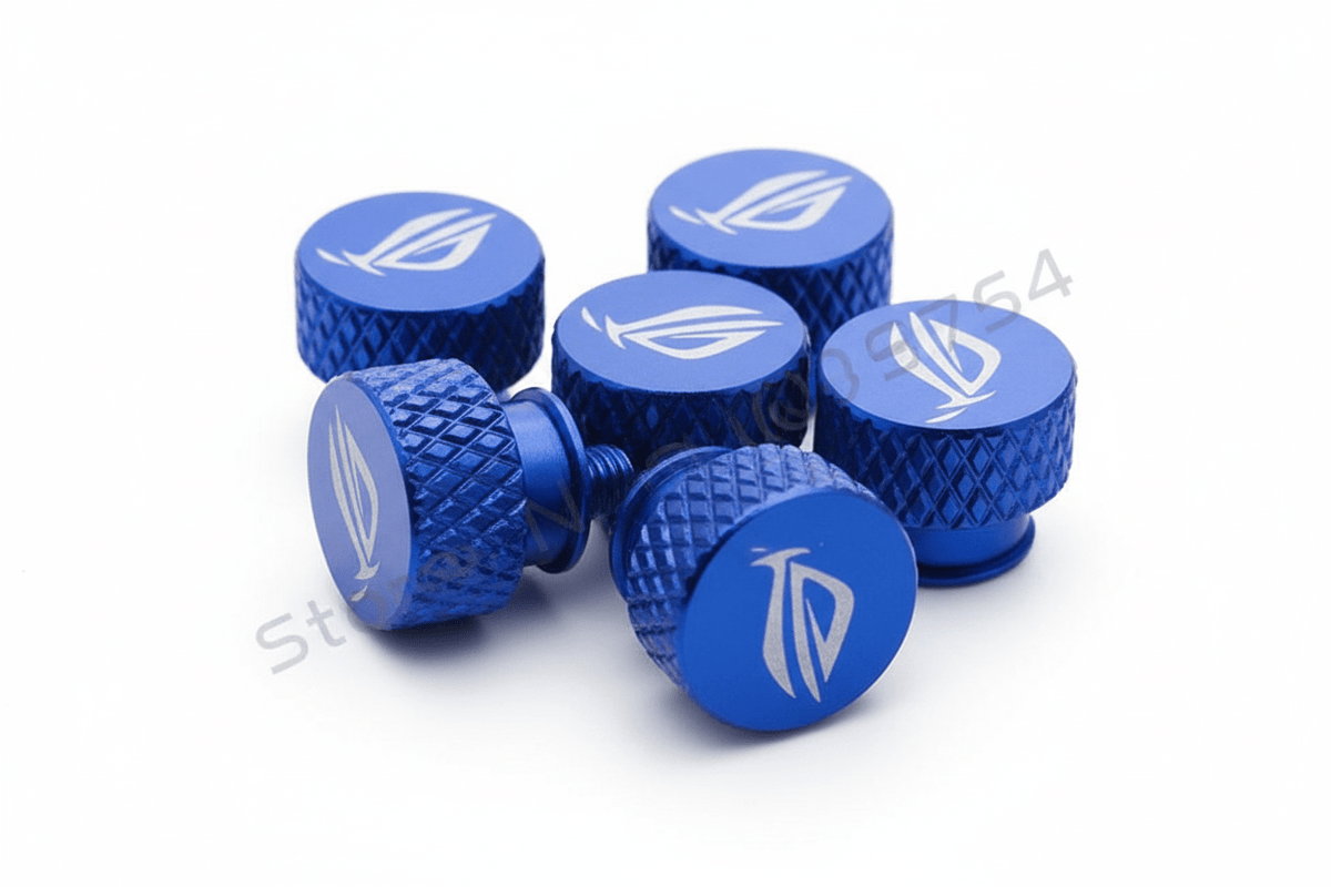 ROG Logo M3.5 Case Screw Hand Tighten Thumb Screws 9 Colors, 5Pcs - PC VAULT