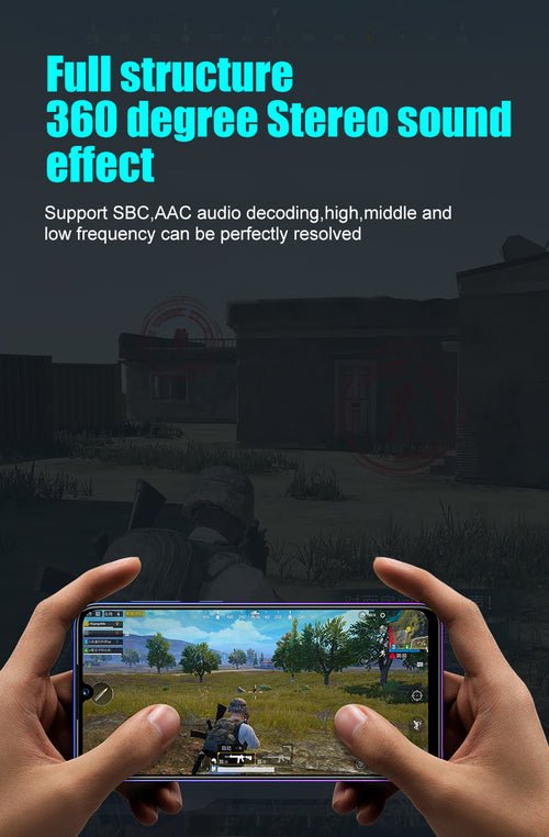 TWS Gaming headset Bluetooth 5.1 Wireless Earphone - PC VAULT