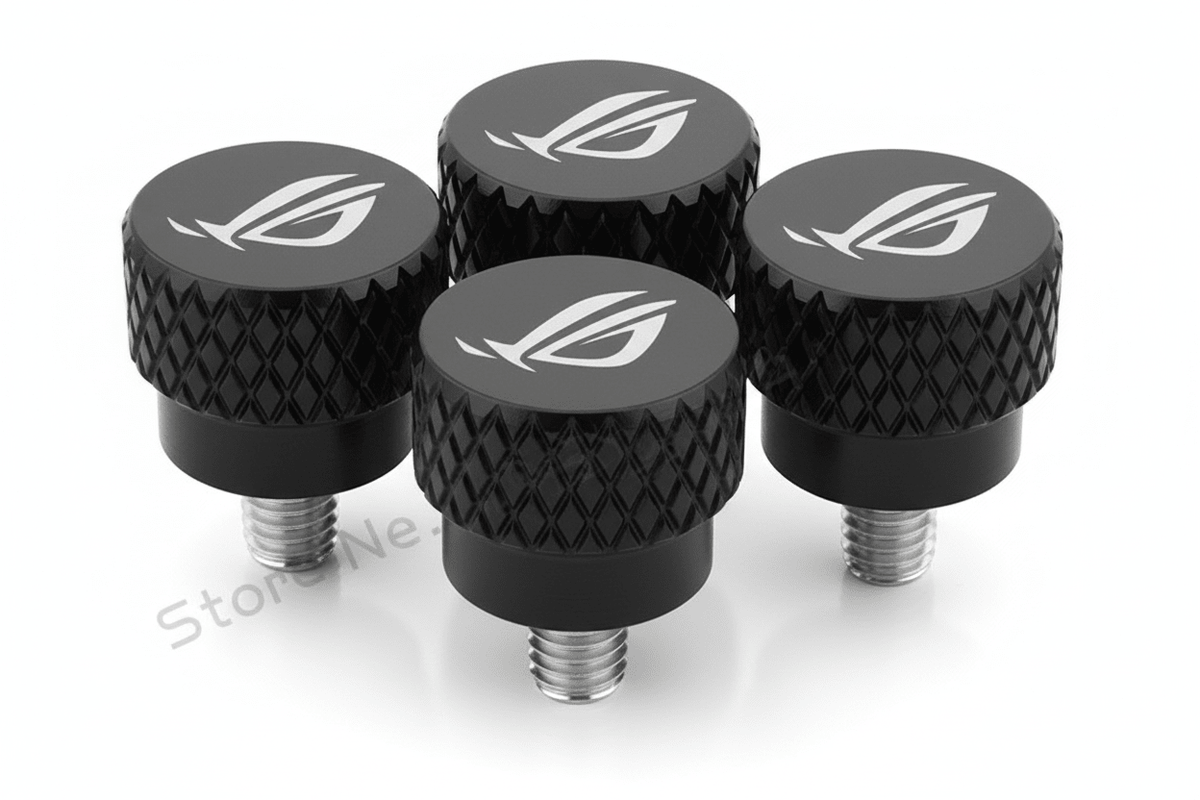 ROG Logo M3.5 Case Screw Hand Tighten Thumb Screws 9 Colors, 5Pcs - PC VAULT