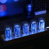Nixie Tube Clock Adjustable RGB LED Display Multifunction Clock Nixie Tube Digital Clock for Gift Home Decoration Desk New Year - PC VAULT