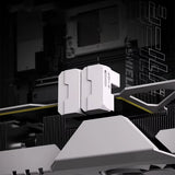90 Degree Angled 8 Pin Pcie GPU Power Adapter for Desktop Graphics Card with Efficient Aluminum Cooling System