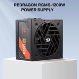 RGMS-1200W PRO 80+ Gold 1200 Watt Power Supply W/Upgraded ATX 3.1 & Pcie 5.1 Fully Modular