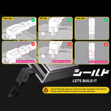 90 Degree Angled 8 Pin Pcie GPU Power Adapter for Desktop Graphics Card with Efficient Aluminum Cooling System