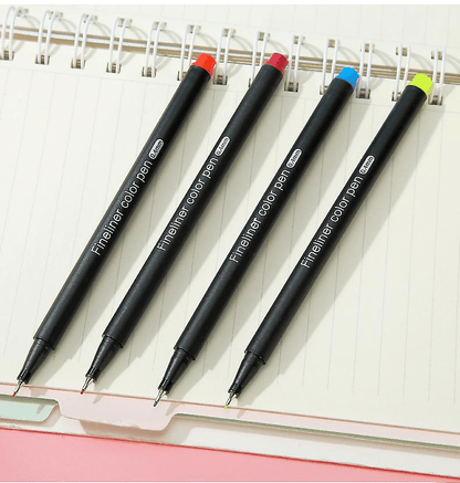 Fine Point Markers Fine Tip Art Drawing Fineliner Pen - 12 Pack