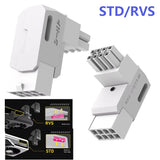 90 Degree Angled 8 Pin Pcie GPU Power Adapter for Desktop Graphics Card with Efficient Aluminum Cooling System