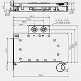 Core GPU Water Block Serve for Gigabyte Geforce RTX 5080,5070Ti GAMING/WINDFORCE 5080 Aorus,Card Cooler with Backplate