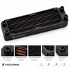 FREEZEMOD 240mm Black White Copper Radiator for PC Liquid Cooling with G1/4 Thread - PC VAULT
