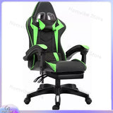 High-Back Ergonomic Gaming Chair with Footrest Adjustable Reclining Office Chair for PC Gamers Computer Desk Chair Racing - PC VAULT