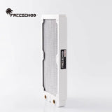FREEZEMOD 240mm Black White Copper Radiator G1/4 Thread PC Water Cooler Copper Liquid Cooling Suitable for 2 Fans - PC VAULT