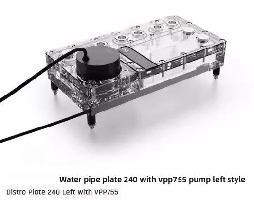 Alphacool Core Distro Plate 240/360 with VPP Pump Reservoir G1/4" Water Cooling Block Left/Right Mount PC Liquid Cooling - PC VAULT