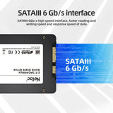 Netac SATA SSD Hard Drive 128GB 256GB 512GB 1TB 2TB SATA3 2.5Inch Disks Laptop Internal Hard Drive HDD Hard Disk for PC Laptop - PC VAULT